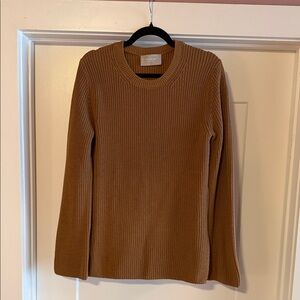 Everlane Tan Organic Cotton Sweater